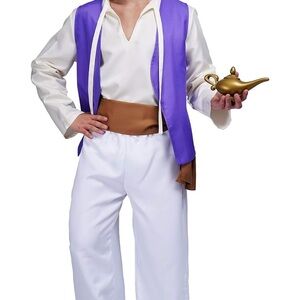 Men's Adult Aladdin Costume Size Large - Great Condition